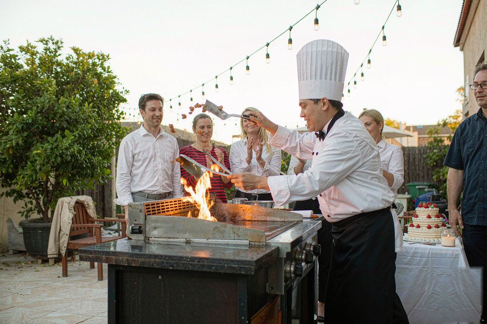 Private hibachi chef and hibachi at home catering in Anaheim, CA