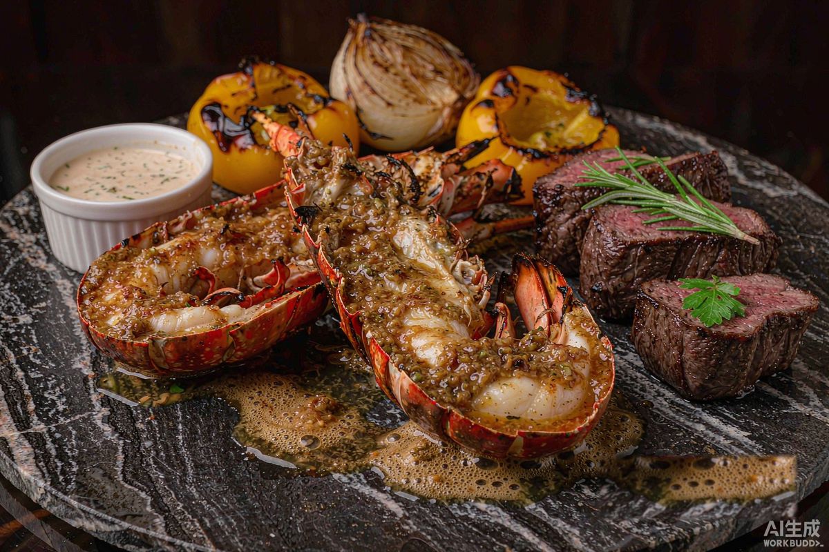 Luxury hibachi package — Lobster, Filet Mignon + 1 more