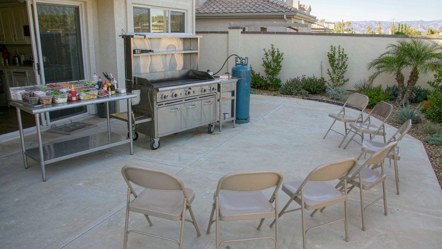 How Much Space Does a Backyard Hibachi Chef Need?